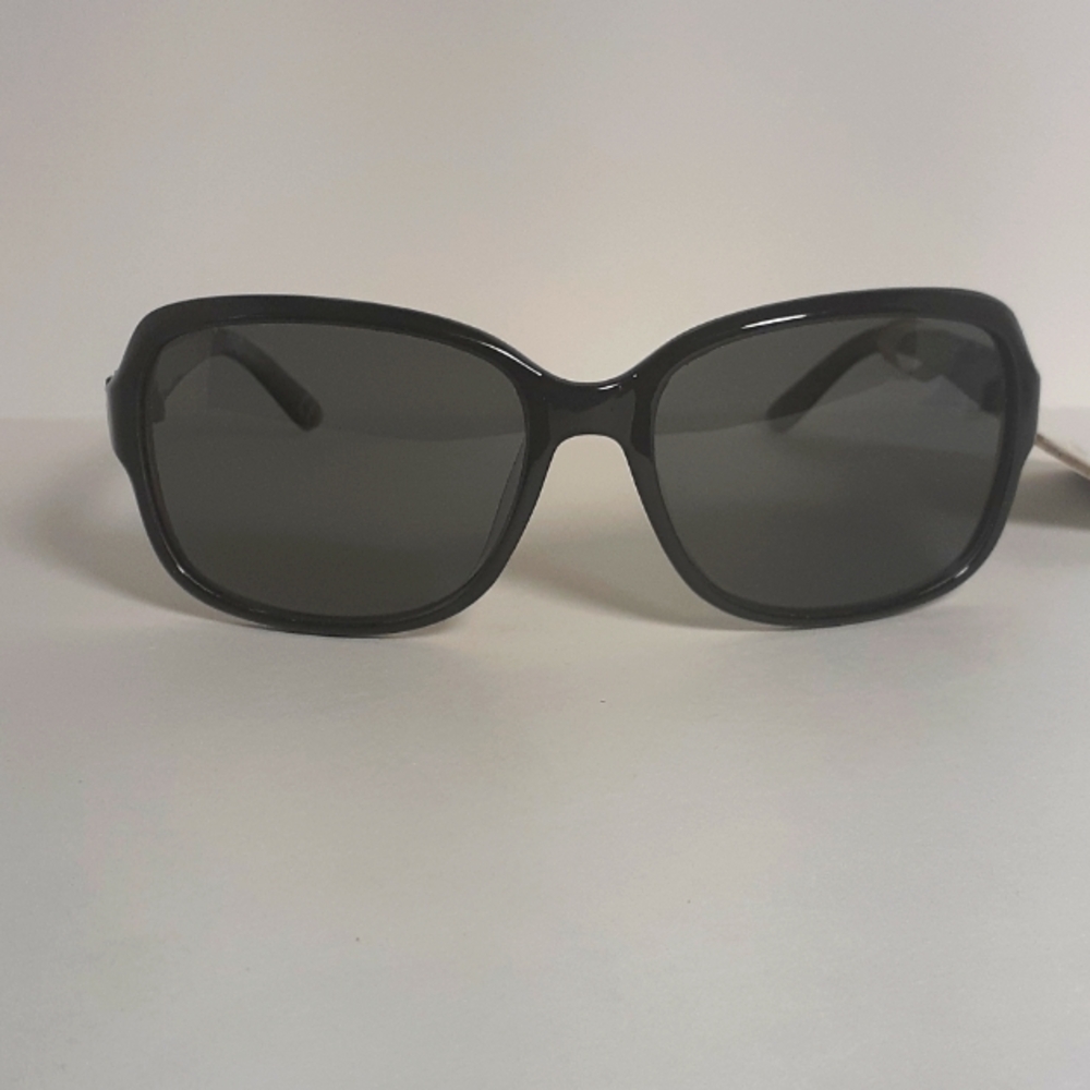Panama Jack Women Y2K Sunglasses Black Rhinestones Polarized UVA & UVB N…